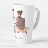 Tasse Latte Temps qualité (Angle droit)