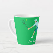 Tasse Latte Tennis (Angle gauche)