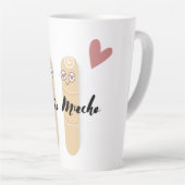 Tasse Latte Tequeño Mucho Café Mug, Taza de café (Angle droit)