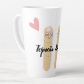 Tasse Latte Tequeño Mucho Café Mug, Taza de café (Angle gauche)