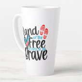 Tasse Latte Terre des Libres (Angle gauche)