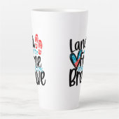 Tasse Latte Terre des Libres (Devant)