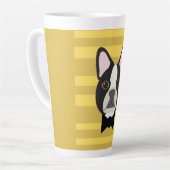 Tasse Latte Terrier de Boston (Angle gauche)