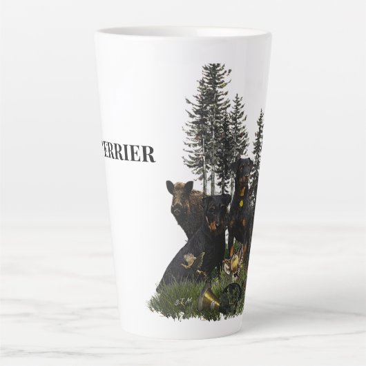 Tasse Latte Terrier de chasse allemand (Jagdterrier) (Devant)