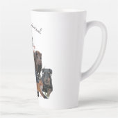Tasse Latte Terrier de chasse allemand (Jagdterrier) (Droite)