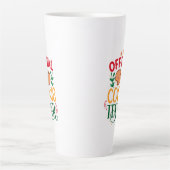 Tasse Latte Testeur officiel de cookies (Devant)