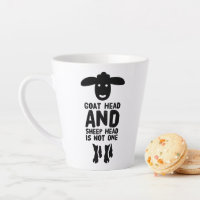 Tête de chèvre Tête de mouton Drôle Citation avec