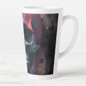 Tasse Latte Tête de couleur crâne (Droite)