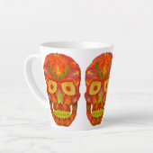 Tasse Latte Tête de feuille d'Aspen 16 (Angle gauche)