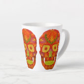 Tasse Latte Tête de feuille d'Aspen 16 (Angle droit)