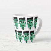 Tasse Latte Tête de monstre de Frankenstein (Angle droit)