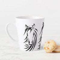 Têtes de cheval noir