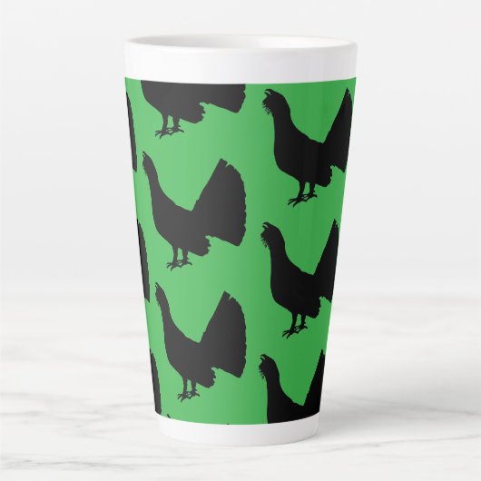 Tasse Latte Tétras lyre (Devant)