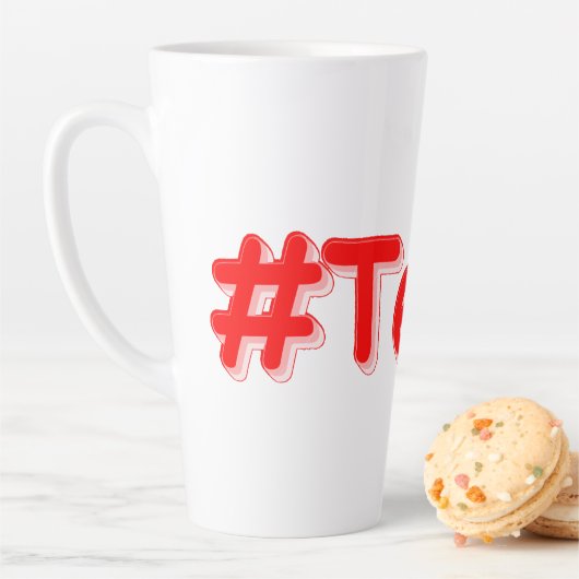 Tasse Latte "#Texas " Conception sympa. Commandez dès maintena (En situation)