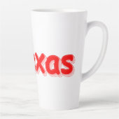 Tasse Latte "#Texas " Conception sympa. Commandez dès maintena (Droite)