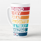 Tasse Latte Texte d'expression de conception mignonne pour la  (Angle gauche)