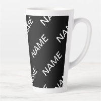 Texte personnalisable | Bold Modern Black & White