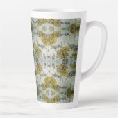 Tasse Latte Texture de l'écorce d'Aspen (Droite)