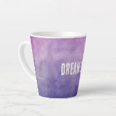 Tasse Latte Texture rose violet (Angle gauche)