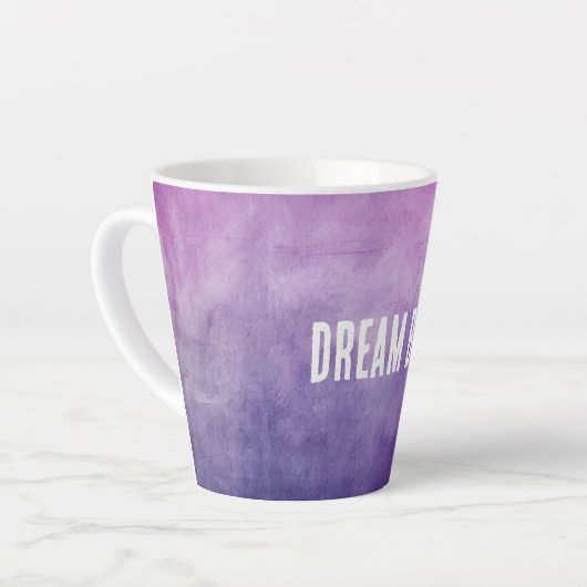 Tasse Latte Texture rose violet (Angle gauche)