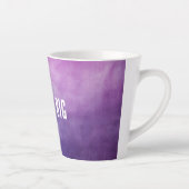 Tasse Latte Texture rose violet (Droite)