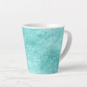 Tasse Latte Texture verte de la Monnaie Bleue (Angle droit)