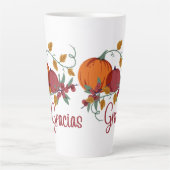 Tasse Latte Thanksgiving (Devant)
