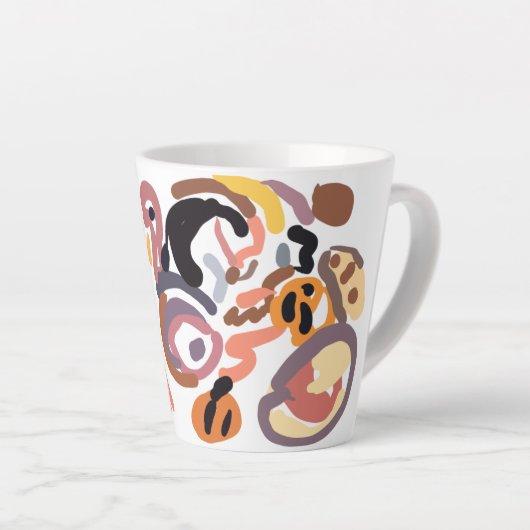 Tasse Latte Thanksgiving autumn (Angle droit)