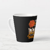 Tasse Latte Thanksgiving Just A Girl Who Loves Fall And Goats (Angle gauche)