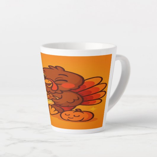 Tasse Latte Thanksgiving Latte Mug: Feast Mode Activated (Angle droit)