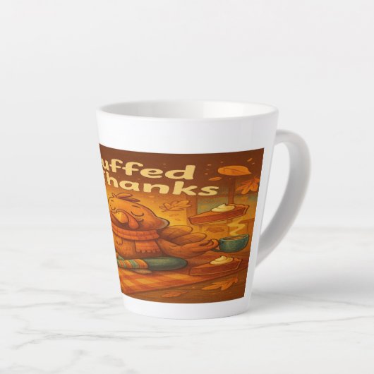 Tasse Latte Thanksgiving Latte Mug- Gratitude in Every Sip (Angle droit)
