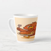 Tasse Latte Thanksgiving Mug: Feast Mode Activated (Angle gauche)