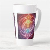 Tasse Latte The 7 Chakras´10 (Angle droit)