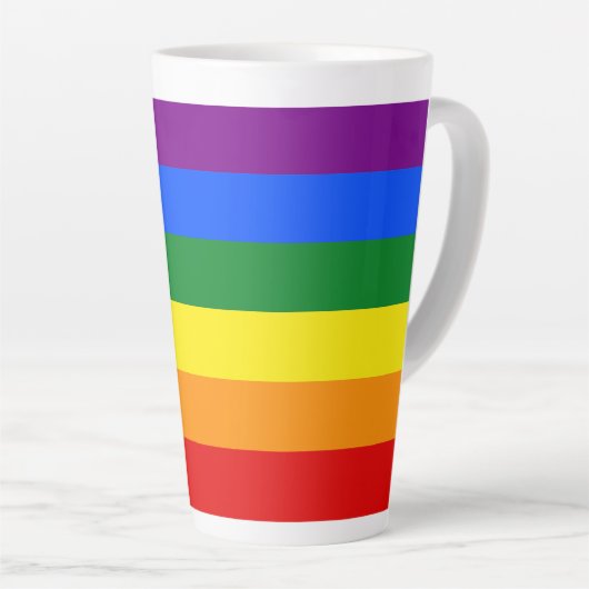 Tasse Latte The Colors of the rainbow (Angle droit)