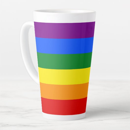 Tasse Latte The Colors of the rainbow (Angle gauche)
