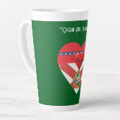 Tasse Latte Thé de café Floride Fun (Angle gauche)