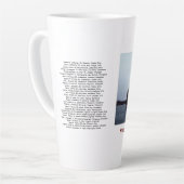 Tasse Latte The Edmund Fitzgerald with Crew Names (Angle gauche)