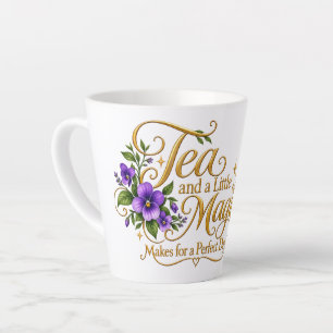 Tasse Latte Thé et un peu de magie Thé à la sorcière