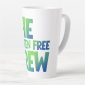 Tasse Latte The Gluten Free Crew (Angle droit)