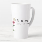 Tasse Latte The Real Law of Energy Coffee Physics 101 Einstein (Angle droit)