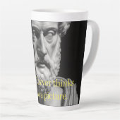 Tasse Latte The soul never thinks without a picture (Angle droit)