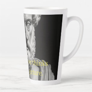 Tasse Latte The soul never thinks without a picture