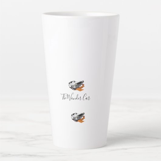Tasse Latte the wonder car, wonder car, magical car,  (Devant)