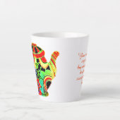 Tasse Latte Théâtre Pop Abstrait C.S. Citation de Lewis tea et (Devant)