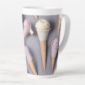 Tasse Latte Thème crème glacée Musique (Angle droit)