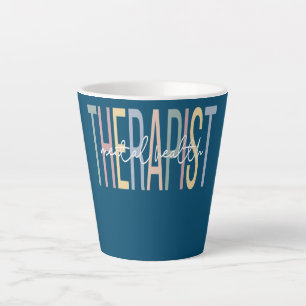 Tasse Latte Thérapeute en santé mentale Bohème Santé mentale