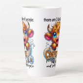 Tasse Latte There Are 2 Kinds of People Coffee People and Sad (Devant)