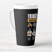 Tasse Latte Things I Do In My Spare Time Tractor Funny Farm (Angle gauche)