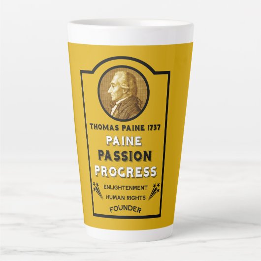 Tasse Latte Thomas Paine (Devant)