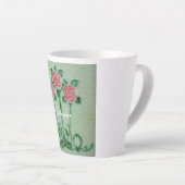 Tasse Latte Three Pink Roses Thunder_cove (Angle droit)